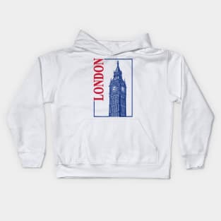 London-Big Ben Kids Hoodie